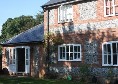 Traditional Brick and Flint Extension